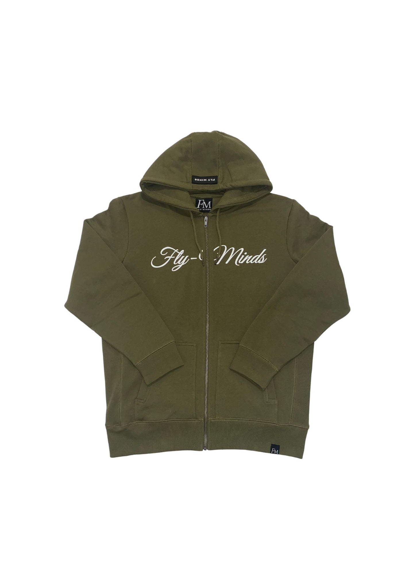 Fly Minds Script Standard Fit Hooded Sweatshirt