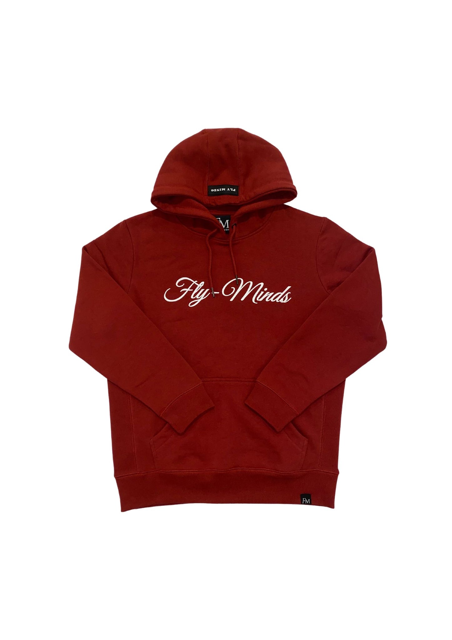 Fly Minds Script Standard Fit Hooded Sweatshirt