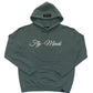 Women’s Fly Minds Script Relaxed Fit French Terry Hooded Sweatshirt